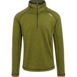 T-shirt micro-polaire homme Regatta Yonder vert olive et sous-vêtement thermique
