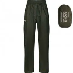 Surpantalon Regatta Pack-It Overtrousers Bayleaf vert kaki