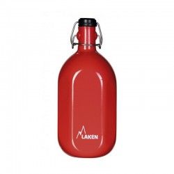 Gourde avec bouchon canette Laken alu 1 litre rouge