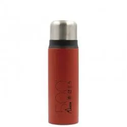 Gourde Thermo Laken 0,5L litre inox rouge, bouteille isotherme de 500 ml.