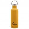 Gourde inox jaune Laken Basic Steel 1litre avec bouchon Vintage