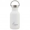 Gourde Laken Basic Steel Vintage 0,5 litres blanche avec bouchon inox