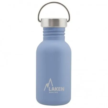 Gourde 500 ml Laken Basic Steel bleue avec bouchon Vintage 0,5 litre Gourde 500 ml Laken Basic Steel bleue avec bouchon Vintage 0,5 litre