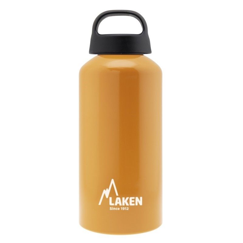 Gourde en aluminium Laken alu Classic 0,6 litre de couleur orange