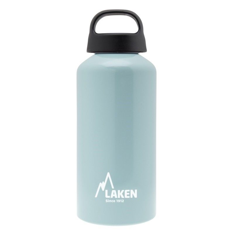Gourde en aluminium  fabriquée en Europe Laken Classic 0,6 litre bleue