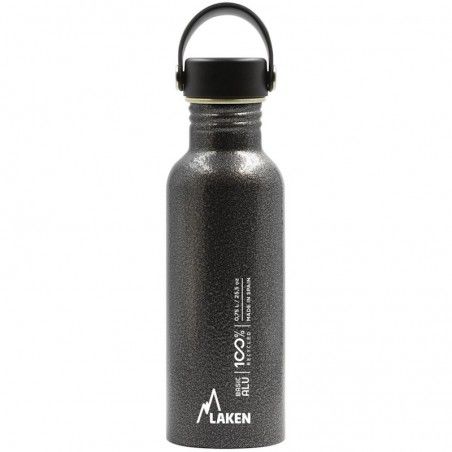 Gourde Laken Alu Basic 0,75 L granite avec bouchon Oasis Gourde Laken Alu Basic 0,75 L granite avec bouchon Oasis