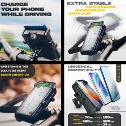 Support de téléphone avec batterie Sunslice Cyclotron