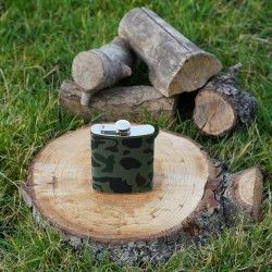 Flasque militaire en inox Fosco Industries Stainless Steel Flask camouflage 8 oz 230 ml