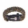 Bracelet paracorde camouflage de survie CAO