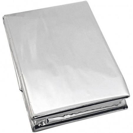 Couverture de survie BCB argent idéale en cas d'hypothermie Couverture de survie BCB argent idéale en cas d'hypothermie