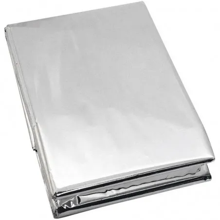 Couverture de survie BCB argent idéale en cas d'hypothermie Couverture de survie BCB argent idéale en cas d'hypothermie