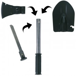 Kit de survie multi-outils Fosco Convertible Shovel