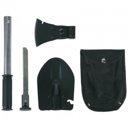 Pelle multifonction avec scie et hache Fosco Convertible Shovel