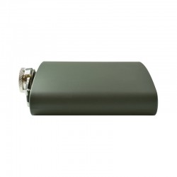 Flasque armée en acier inoxydable Fosco Pocket Flask vert militaire 6 oz 170 ml