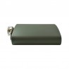 Flasque armée en acier inoxydable Fosco Pocket Flask vert militaire 6 oz 170 ml