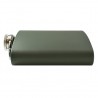 Flasque inox militaire Fosco Pocket Flask vert armée 230 ml 8 oz