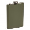 Flasque vert armée en acier inoxydable Pocket Flask Fosco Olive Green 8 oz 230 ml