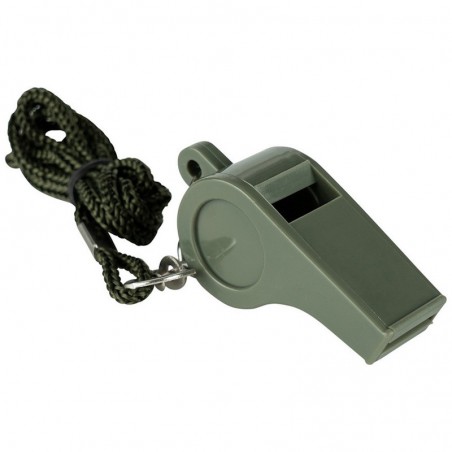 Sifflet militaire Fosco GI Whistle vert armée Sifflet militaire Fosco GI Whistle vert armée