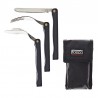 Set de couverts Fosco Chow Kit Folding 3 pièces : couteau pliant, cuillère pliante et fourchette pliante