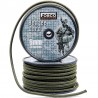 Corde élastique vert armée  de type militaire Fosco Bungee Cord 6 mm (vente au mètre)