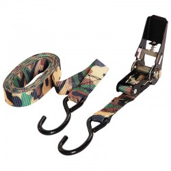 Sangle d'arrimage à cliquet couleur camouflage Fosco Ratchet Strap camouflage 4,5 mètres