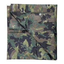 Bâche camouflage imperméable 101 Inc Tarpaulin camouflage 4 x 5 mètres