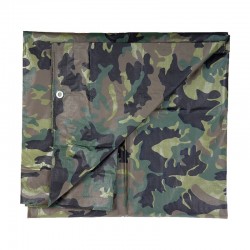 Bâche imperméable de l'armée 101 Inc Tarpaulin camouflage 3 x 5 mètres