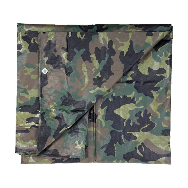 Bâche imperméable de l'armée 101 Inc Tarpaulin camouflage 3 x 5 mètres