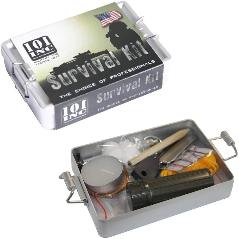 Boite de survie 101 Inc Survival Kit