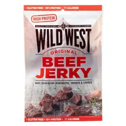 Viande séchée Wild West Beef Jerky Original en sachet de 25 grammes