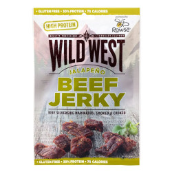 Viande séchée de bœuf Wild West Beef Jerky Japaleno 25 grammes