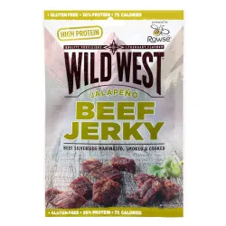 Viande séchée de bœuf Wild West Beef Jerky Japaleno 25 grammes