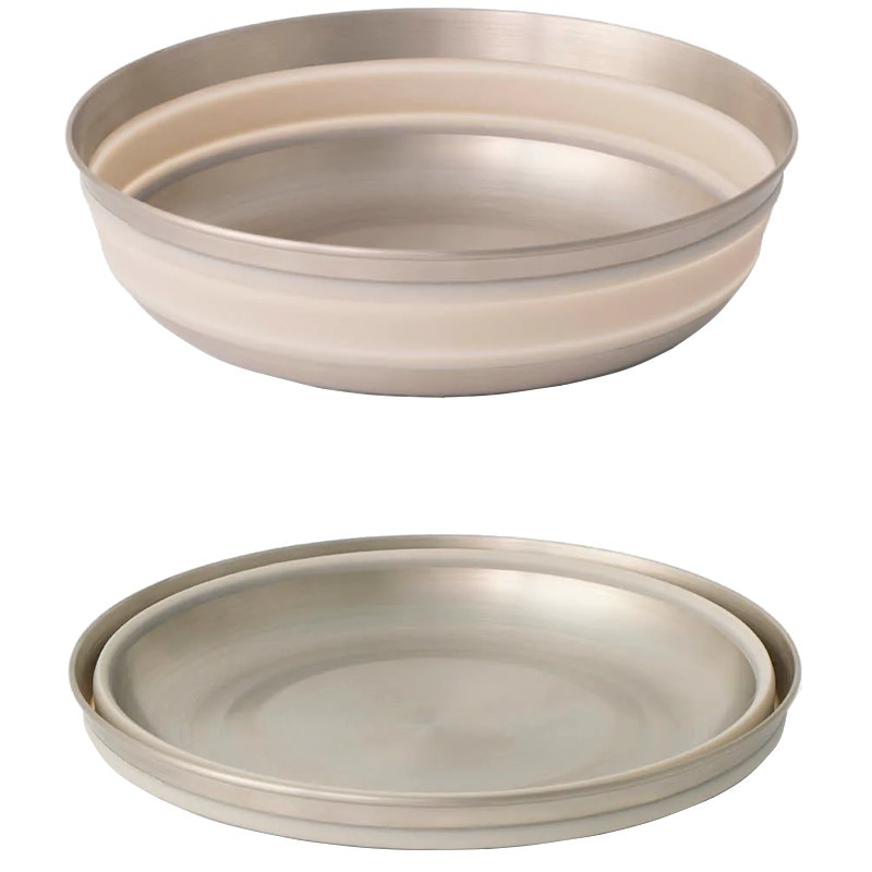 Assiette pliable de camping Sea to Summit Detour Collapsible Bowl Stainless Steel