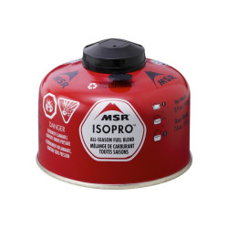 Cartouche de gaz MSR Isopro 110 g rouge avec mélange isobutane et propane