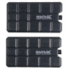 Bloc réfrigérant pour glacière Regatta Ice Blocks en lot de 2 de couleur noire