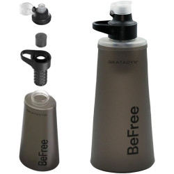 Gourde souple avec filtre Katadyn BeFree AC 1L noire BLACK