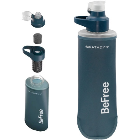 Gourde filtrante ultra compacte et ultra légère Katadyn BeFree AC 0,5L BLUE Gourde filtrante ultra compacte et ultra légère Katadyn BeFree AC 0,5L BLUE