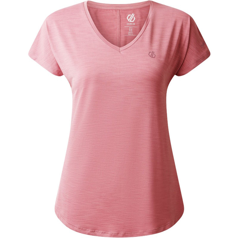 T-shirt sport femme Dare2b Vigilant Tee rose lilas
