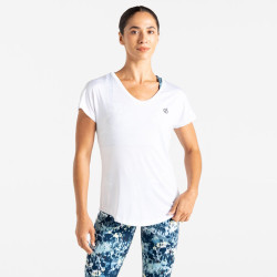 T-shirt fitness Vigilant Dare2b blanc