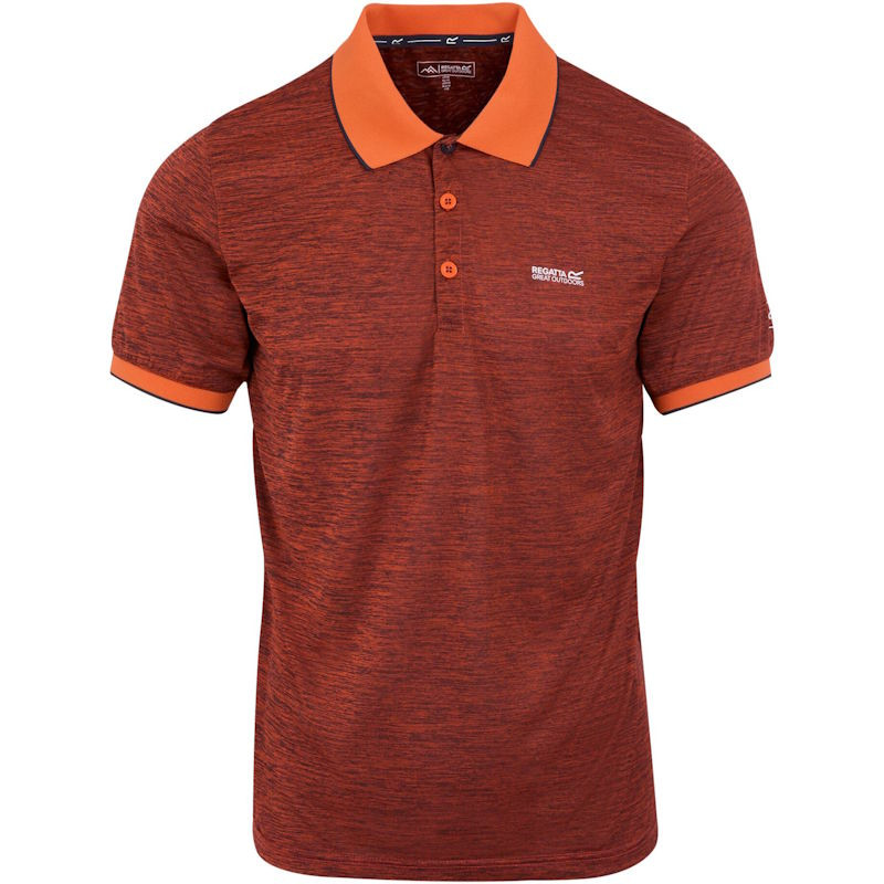Polo technique homme Regatta Remex II orange