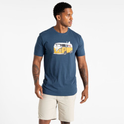 T-shirt homme de trekking Dare2b Movement II Tee Moonlite Denim