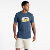 T-shirt homme de trekking Dare2b Movement II Tee Moonlite Denim