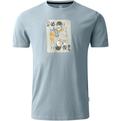 T-shirt homme randonnée Dare2b Movement III Tee gris bleuté avec barrière UV
