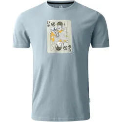 T-shirt Dare2b Movement III Tee Lead Grey avec imprimé de jeu de cartes