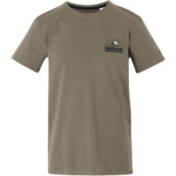 T-shirt de randonnée homme Regatta Breezed V vert kaki