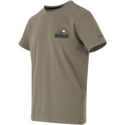 T-shirt de voyage homme Breezed V Regatta vert kaki