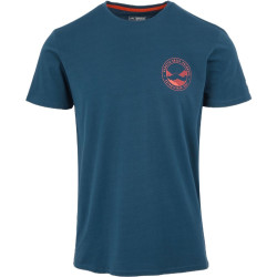 T-shirt trekking homme Regatta Breezed V bleu Moonlite Denim en coton Jersey