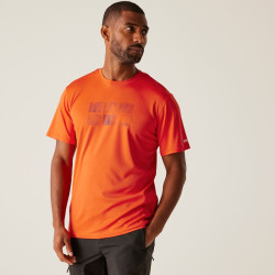 T-shirt homme randonnée Regatta Fingal IX orange Tangerine