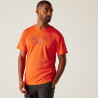 T-shirt homme randonnée Regatta Fingal IX orange Tangerine