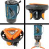 Popote Jetboil Flash 1L Ocean Topo